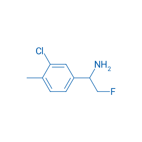 1-(3-Chloro-4-methylphenyl)-2-fluoroethan-1-amine 1g