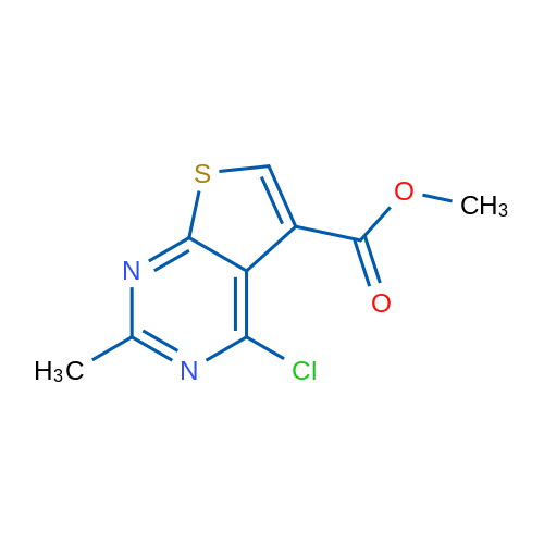 Methyl 4-chloro-2-methylthieno[2,3-d]pyrimidine-5-carboxylate 1g