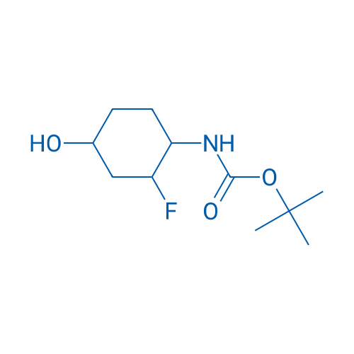 tert-Butyl (2-fluoro-4-hydroxycyclohexyl)carbamate 250mg
