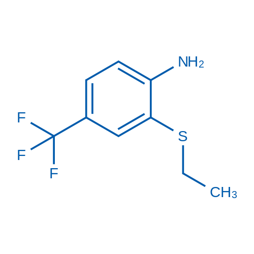 2-(Ethylthio)-4-(trifluoromethyl)aniline 100mg