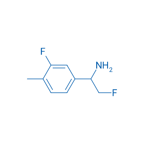 2-Fluoro-1-(3-fluoro-4-methylphenyl)ethan-1-amine 1g