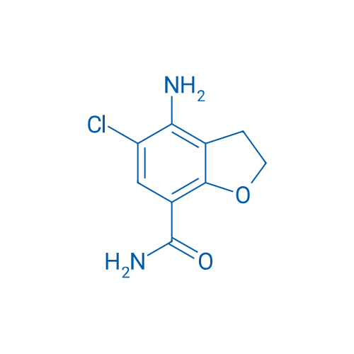 4-Amino-5-chloro-2,3-dihydrobenzofuran-7-carboxamide 250mg