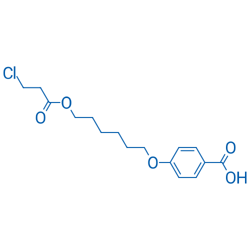 4-((6-((3-Chloropropanoyl)oxy)hexyl)oxy)benzoic acid 250mg