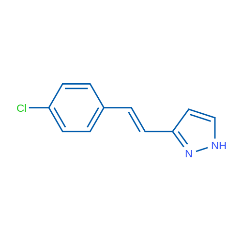 (E)-3-(4-Chlorostyryl)-1H-pyrazole 1g
