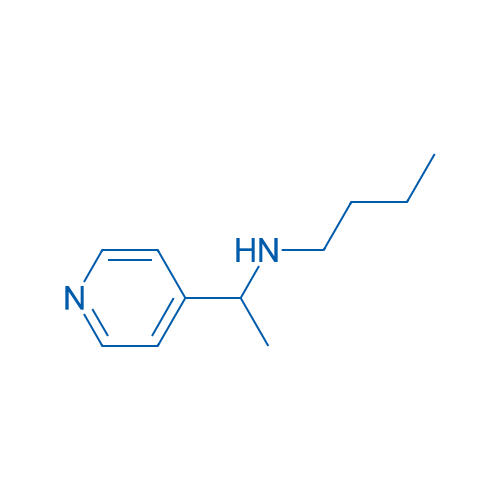 N-(1-(Pyridin-4-yl)ethyl)butan-1-amine 250mg