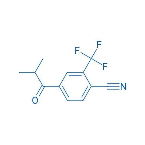 4-ISOBUTYRYL-2-(TRIFLUOROMETHYL)BENZONITRILE 250mg