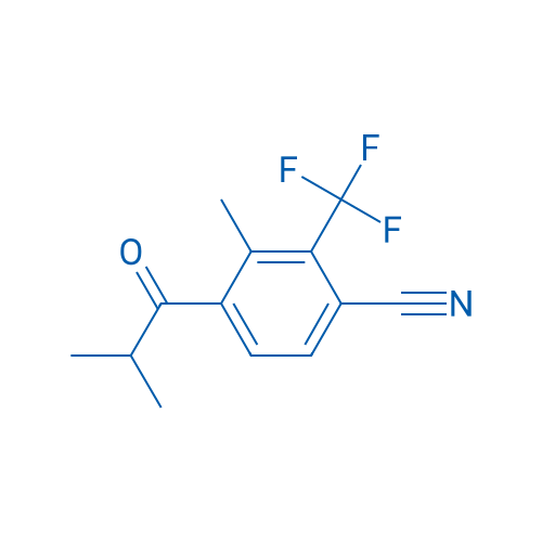 4-ISOBUTYRYL-3-METHYL-2-(TRIFLUOROMETHYL)BENZONITRILE 250mg