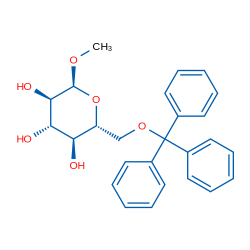 Methyl 6-O-(triphenylmethyl)-α-D-Glucopyranoside 5g