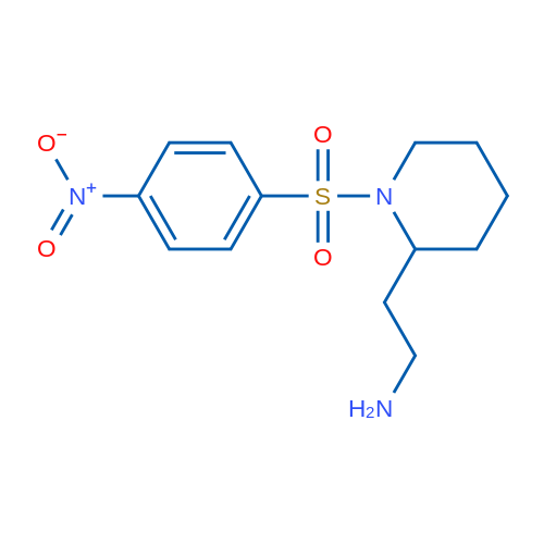 2-[1-(4-Nitrobenzenesulfonyl)piperidin-2-yl]ethan-1-amine 1g