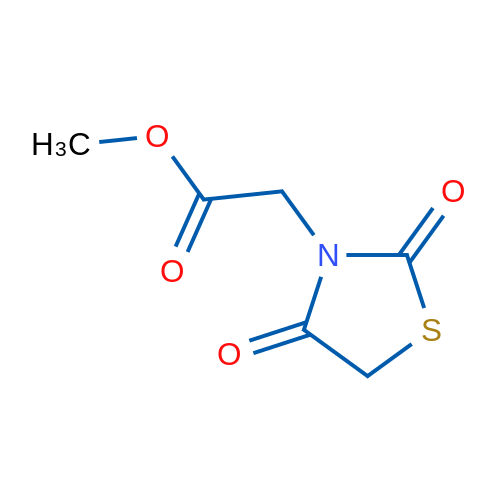 Methyl 2-(2,4-dioxothiazolidin-3-yl)acetate 5g