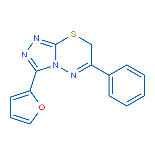 3-(Furan-2-yl)-6-phenyl-7H-[1,2,4]triazolo[3,4-b][1,3,4]thiadiazine 1g