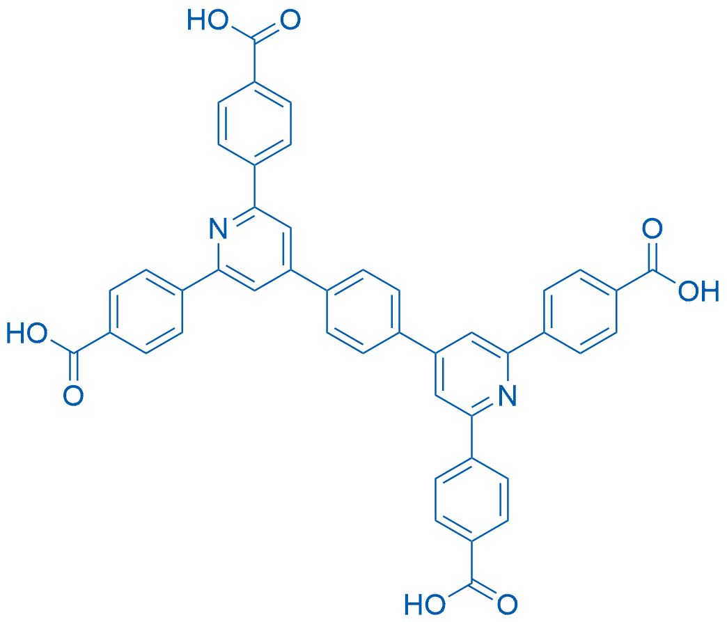4,4',4'',4'''-(4,4'-(1,4-Phenylene)bis(pyridine-6,4,2-triyl))tetrabenzoic acid 1g