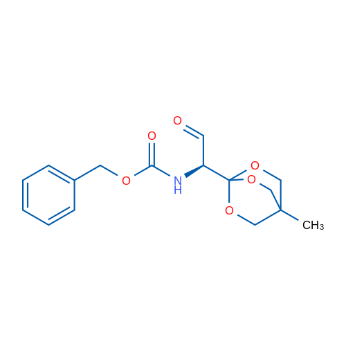 (S)-Benzyl (1-(4-methyl-2,6,7-trioxabicyclo[2.2.2]octan-1-yl)-2-oxoethyl)carbamate 1g