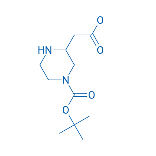 tert-Butyl 3-(2-methoxy-2-oxoethyl)piperazine-1-carboxylate 5g
