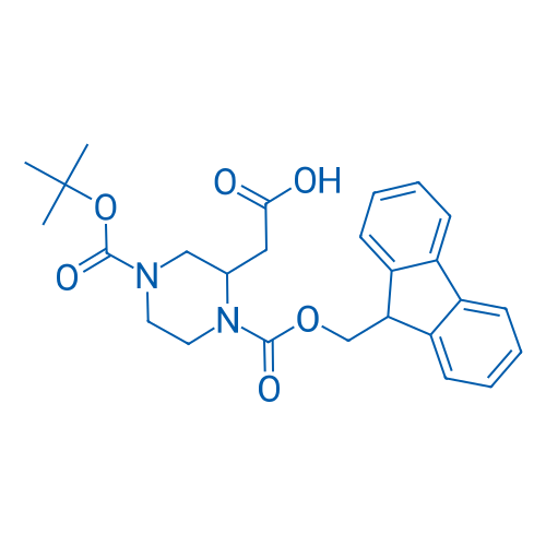 N-4-Boc-N-1-Fmoc-2-piperazine Acetic Acid 250mg
