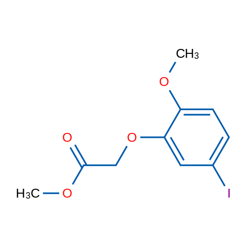 Methyl 2-(5-iodo-2-methoxyphenoxy)acetate 1g