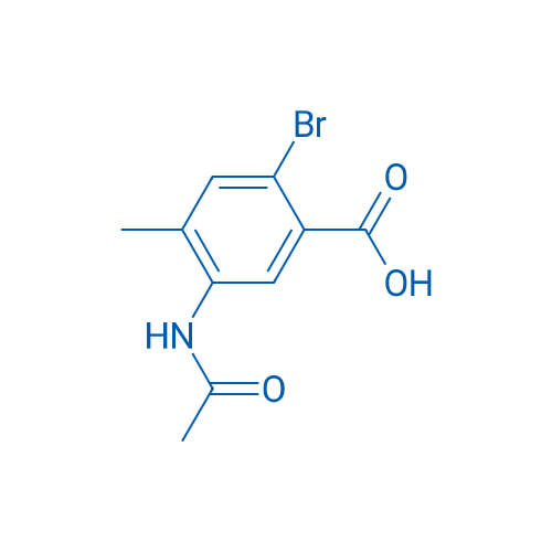 5-Acetamido-2-bromo-4-methylbenzoic acid 1g