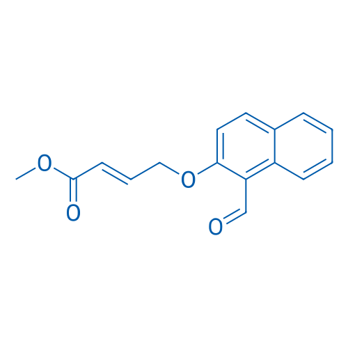 Methyl 4-((1-formylnaphthalen-2-yl)oxy)but-2-enoate 1g