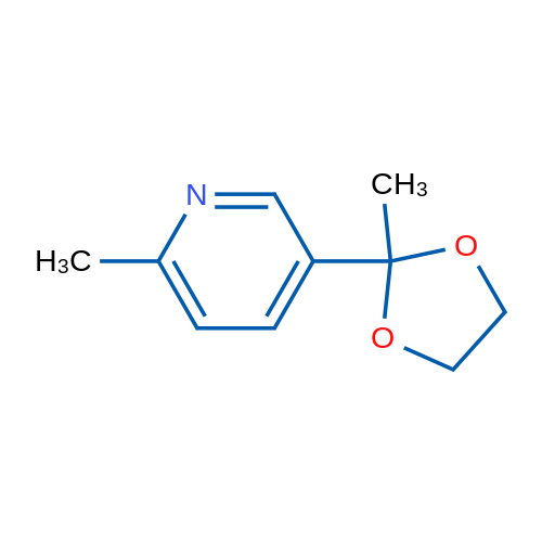 2-Methyl-5-(2-methyl-1,3-dioxolan-2-yl)pyridine 100mg