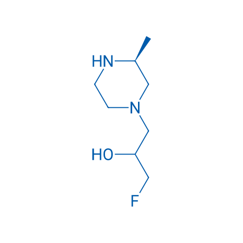 1-Fluoro-3-[(3S)-3-methylpiperazin-1-yl]propan-2-ol 1g