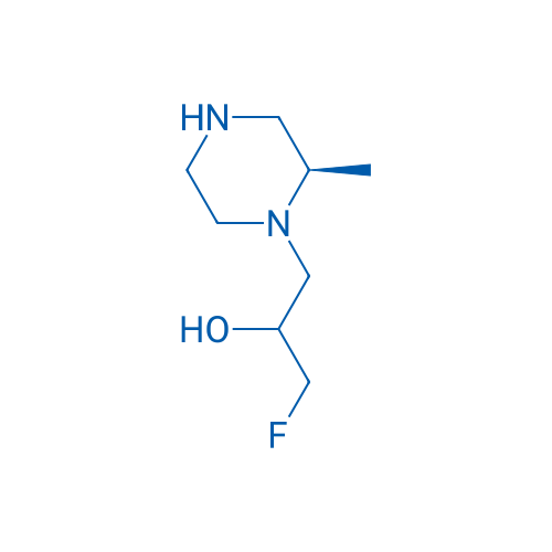 1-Fluoro-3-[(2R)-2-methylpiperazin-1-yl]propan-2-ol 1g