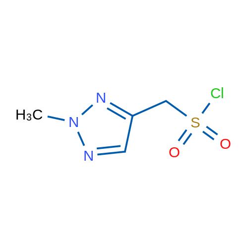 (2-Methyl-2H-1,2,3-triazol-4-yl)methanesulfonyl chloride 1g