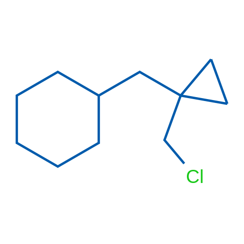 {[1-(chloromethyl)cyclopropyl]methyl}cyclohexane 1g