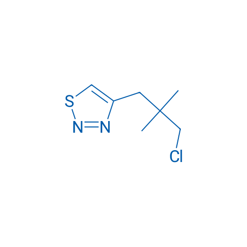 4-(3-Chloro-2,2-dimethylpropyl)-1,2,3-thiadiazole 1g