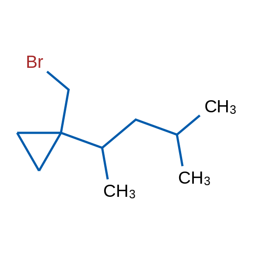 1-(Bromomethyl)-1-(4-methylpentan-2-yl)cyclopropane 1g