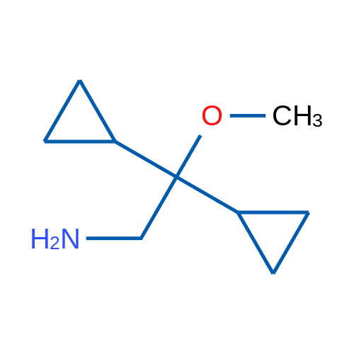 2,2-Dicyclopropyl-2-methoxyethan-1-amine 1g
