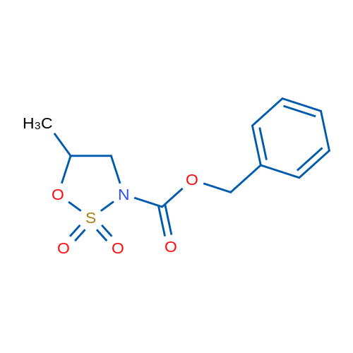 3-Cbz-5-methyl-1,2,3-oxathiazolidine 2,2-dioxide 1g