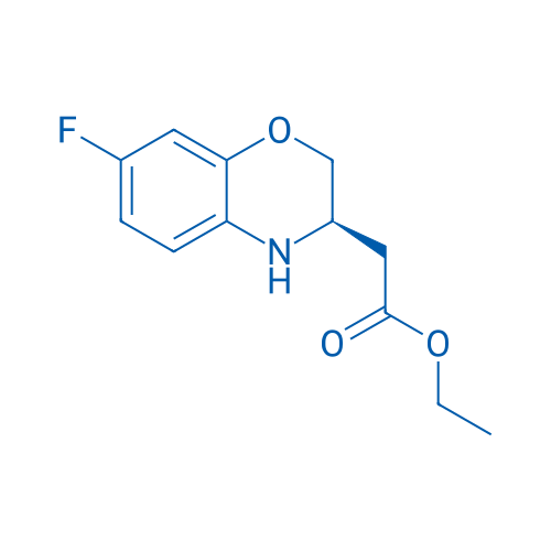 Ethyl (R)-2-(7-fluoro-3,4-dihydro-2H-benzo[b][1,4]oxazin-3-yl)acetate 100mg