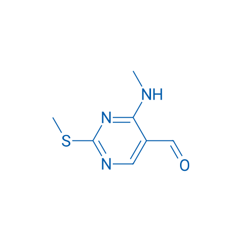4-(Methylamino)-2-(methylthio)pyrimidine-5-carboxaldehyde 100mg