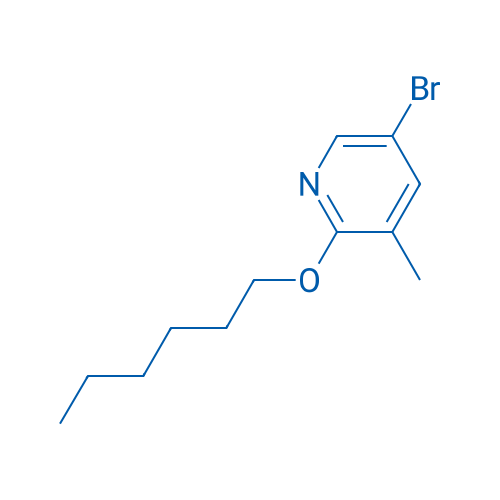 5-Bromo-2-(hexyloxy)-3-methylpyridine 1g