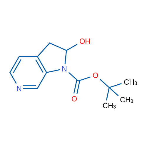 tert-Butyl 2-hydroxy-2,3-dihydro-1H-pyrrolo[2,3-c]pyridine-1-carboxylate 250mg