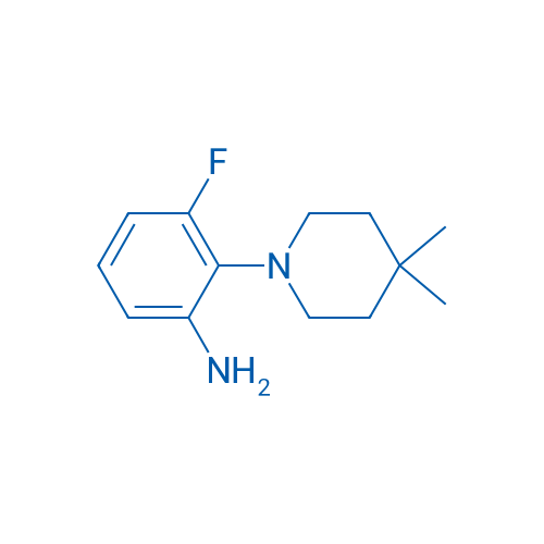 2-(4,4-Dimethyl-1-piperidinyl)-3-fluoroaniline 1g