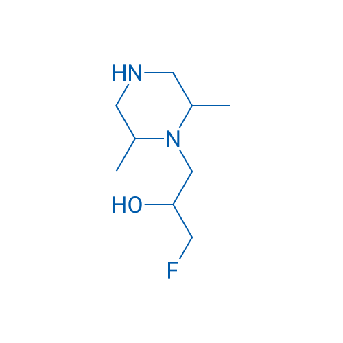 1-(2,6-Dimethylpiperazin-1-yl)-3-fluoropropan-2-ol 1g
