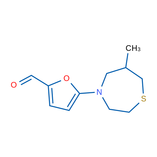5-(6-Methyl-1,4-thiazepan-4-yl)furan-2-carbaldehyde 1g