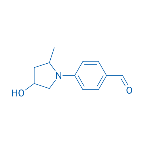 4-(4-Hydroxy-2-methylpyrrolidin-1-yl)benzaldehyde 1g