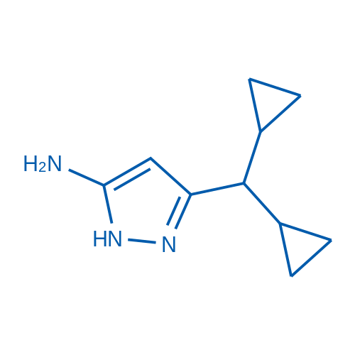 3-(Dicyclopropylmethyl)-1H-pyrazol-5-amine 1g