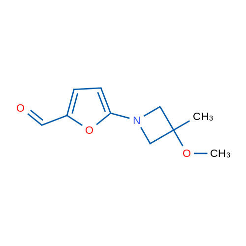 5-(3-Methoxy-3-methylazetidin-1-yl)furan-2-carbaldehyde 1g