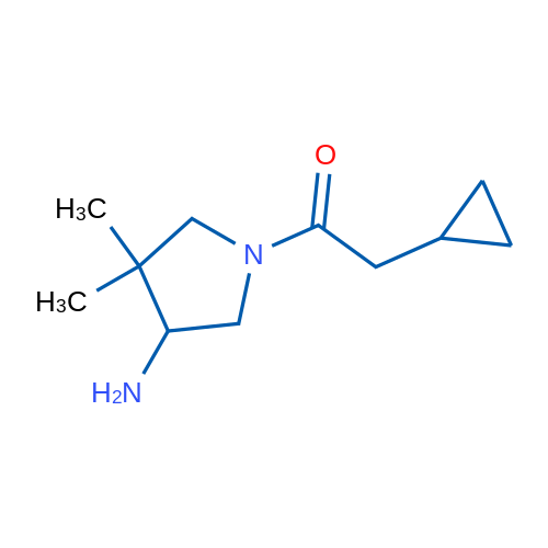 1-(4-Amino-3,3-dimethylpyrrolidin-1-yl)-2-cyclopropylethan-1-one 1g