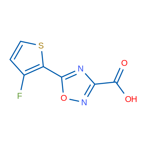 5-(3-Fluorothiophen-2-yl)-1,2,4-oxadiazole-3-carboxylic acid 1g