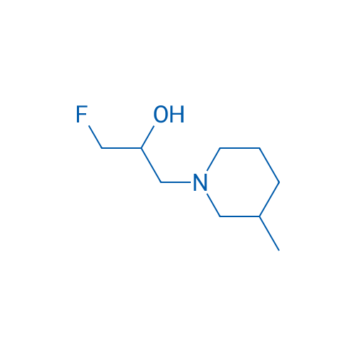 1-Fluoro-3-(3-methylpiperidin-1-yl)propan-2-ol 1g