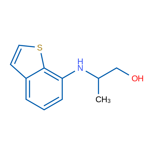 2-[(1-Benzothiophen-7-yl)amino]propan-1-ol 5g