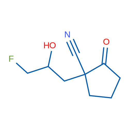 1-(3-Fluoro-2-hydroxypropyl)-2-oxocyclopentane-1-carbonitrile 1g