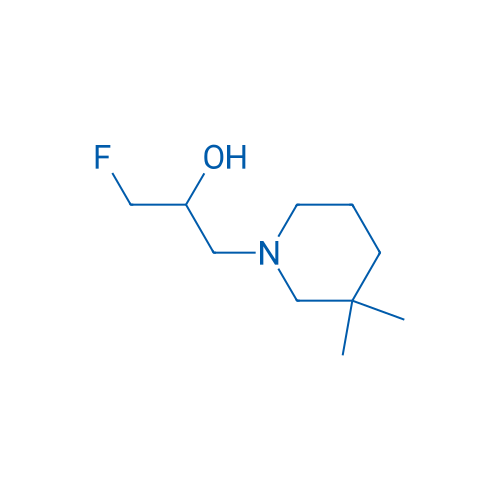 1-(3,3-Dimethylpiperidin-1-yl)-3-fluoropropan-2-ol 1g