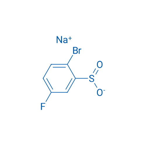 Sodium 2-bromo-5-fluorobenzene-1-sulfinate 250mg
