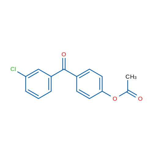 4-Acetoxy-3'-chlorobenzophenone 1g