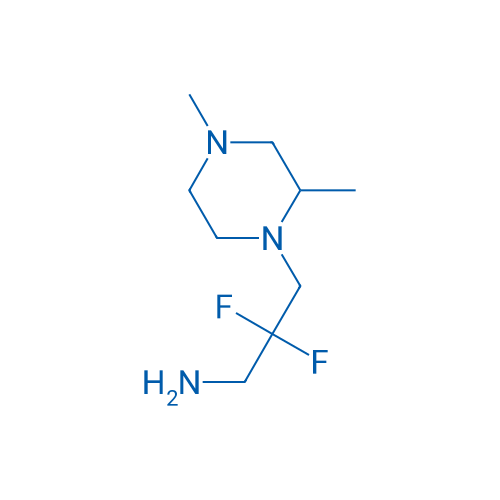 3-(2,4-Dimethylpiperazin-1-yl)-2,2-difluoropropan-1-amine 1g